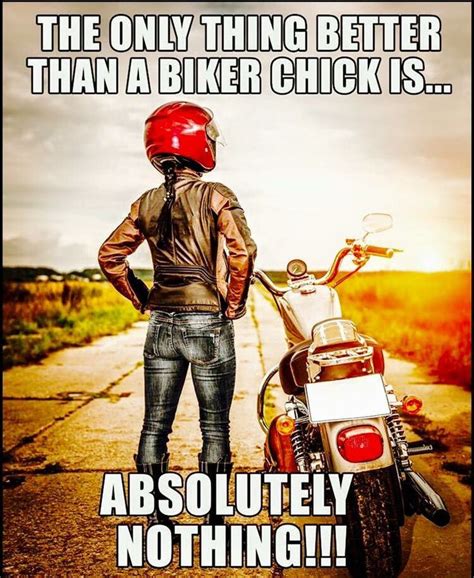 Harley Motorcycle - The only thing better than a biker chick i… | Biker ...