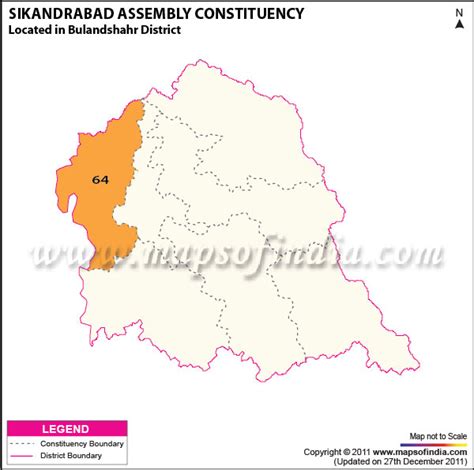 Sikandrabad Vidhan Sabha Constituency Map | Sikandrabad Election Result ...