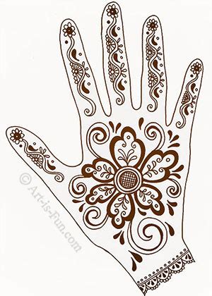 Henna Hand Designs Art Lesson: Make a Unique Self-Portrait — Art is Fun