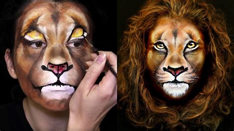 Learn how to create an Amazing Realistic Lion Makeup look by watching ...