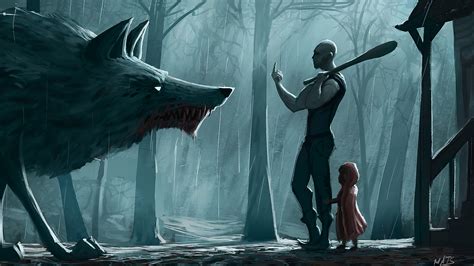 ArtStation - Big bad wolf & Protect the children