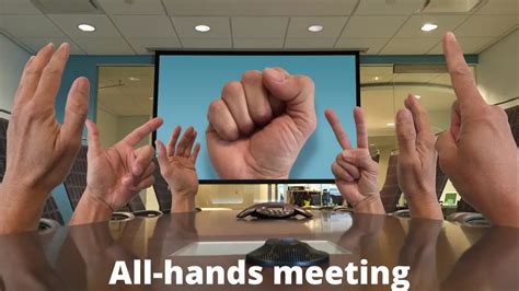 What is an "All-Hands Meeting"? (Meaning and Usage) - One Minute English