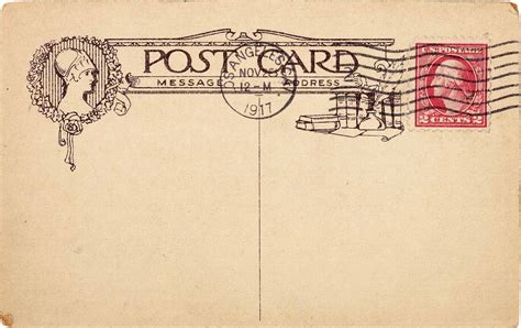 Free Vintage postcards | Printable postcards, Free clip art, Vintage ...