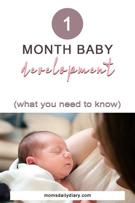 1 Month Baby Development. What you need to know - Mom's Daily Diary