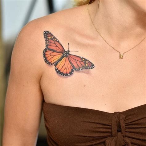 Monarch Butterfly Tattoo Design