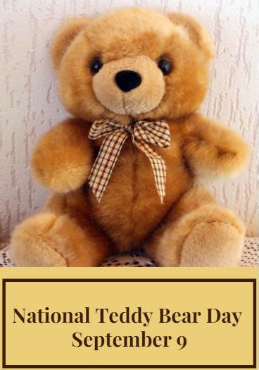 National Teddy Bear Day, September 9, 2018 | Teddy Bear Facts and Deals ...