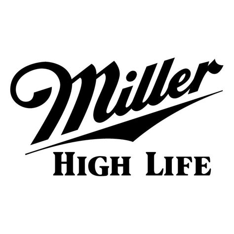 Miller High Life Vinyl Sticker Champaign of Beers from MTSKULL on Etsy ...