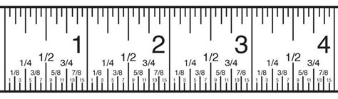 Inch Fractions Ruler - Measure with Precision