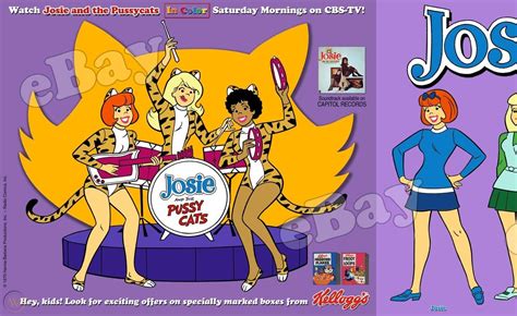 EXTRA LARGE JOSIE AND THE PUSSYCATS Panoramic Photo Print HANNA BARBERA ...