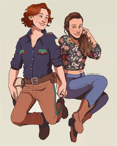 Wayhaught fanart - Nicole Haught and Waverly Earp - Wynonna Earp ...