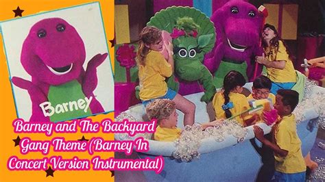 Barney and The Backyard Gang Theme (Barney In Concert Instrumental ...