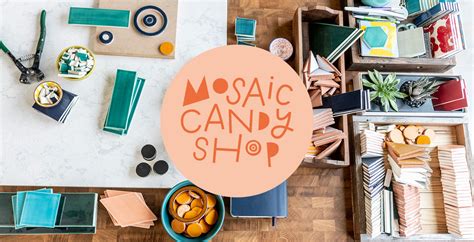 About Mosaic Candy Shop * DIY Art Kits from Mercury Mosaics