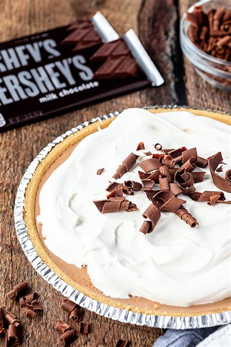 Hershey's Chocolate Bar Pie - Southern Bite