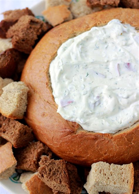 Rye Bread Dip - Bread Bowl Dip Recipe