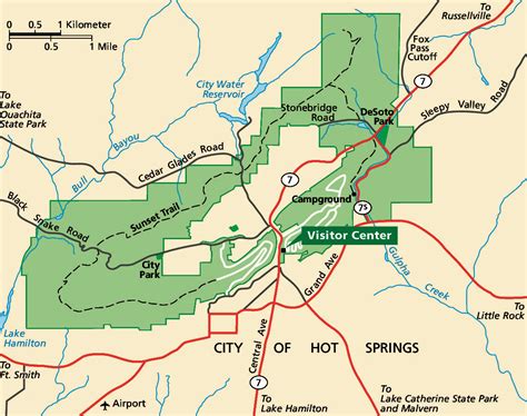 Park Junkie - Map of Hot Springs National ParkPark Junkie