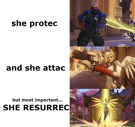 mercy in a nutshell : Overwatch_Memes