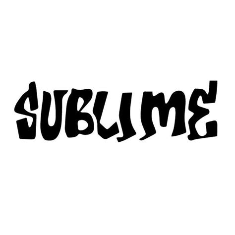 Sublime Band Logo Decal Sticker – Decalfly