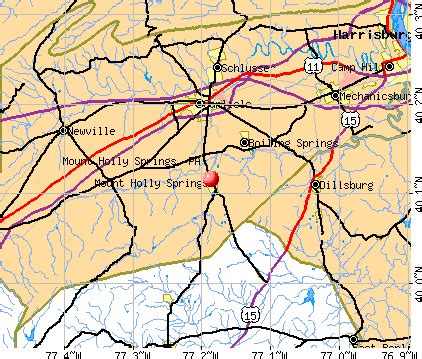 Mount Holly Springs, Pennsylvania (PA 17065) profile: population, maps ...