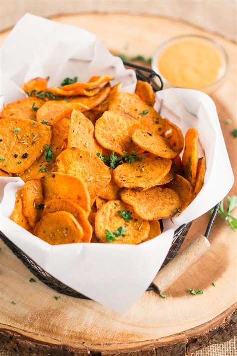 Baked Sweet Potato Chips - Delicious Meets Healthy