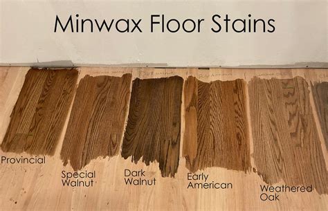 Minwax Wood Floor Stain options - which are my favorites? in 2024 ...