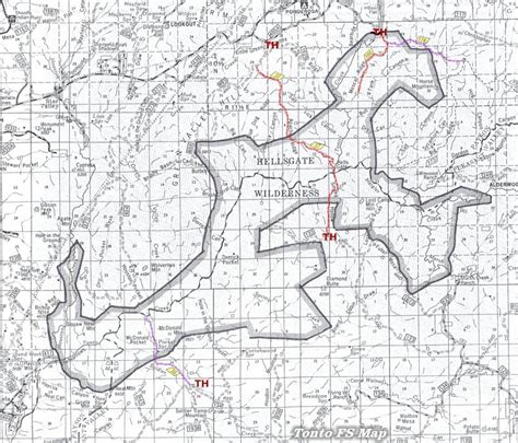 Hells Gate State Park Trail Map - Printable Map