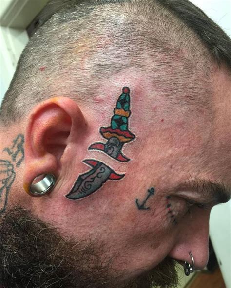 Share more than 71 sword tattoo behind ear super hot - in.cdgdbentre