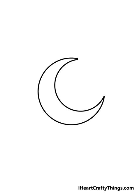 How to Draw a Moon Easy Step by Step - Patrick Hapanke