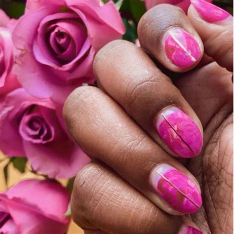 12 Rose Nail Art Ideas For Channeling Your Inner Belle