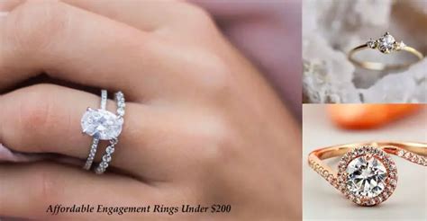 19 Best Affordable Engagement Rings Under $200 in 2022 - Piercinghome