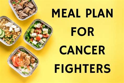 7 Day Diet Meal Plan For Cancer Patient | Cancer Diet Plan