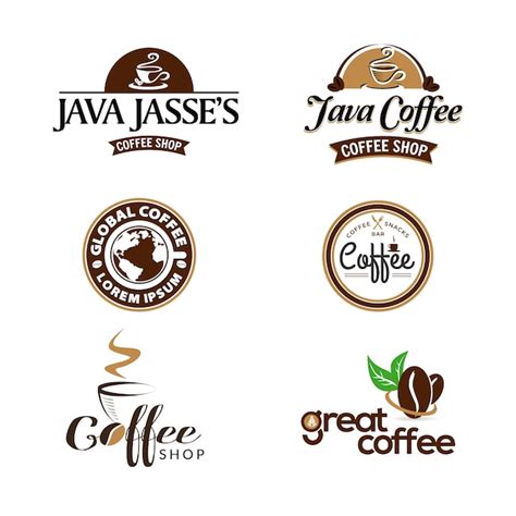 Premium Vector | Coffee shop logo design