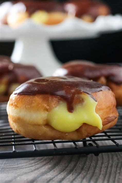 Boston Cream Donuts- A Delicious Homemade Version | Woman Scribbles