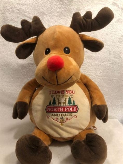 Christmas Plush Christmas Reindeer Plush Christmas Reindeer - Etsy