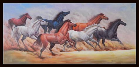 8 Horses Painting Feng Shui - Best Painting Collection