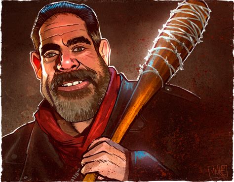 Negan and Lucille by JakkeV on DeviantArt