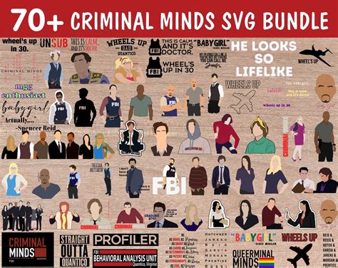 Criminal Minds logo svg bunde Criminal Minds svg png dxf | Etsy