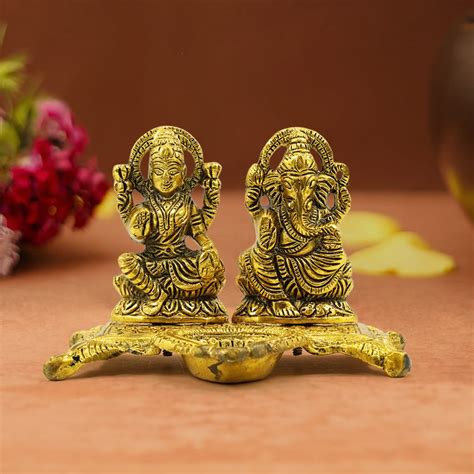 Lakshmi Ganesh Idol in Metal » Puja N Pujari - Book Pandit for Puja ...