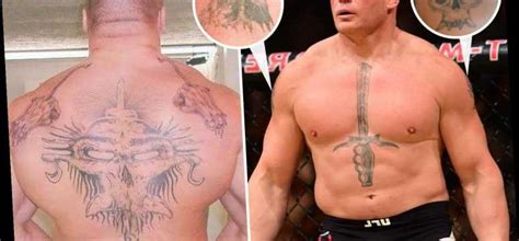 Brock Lesnar tattoos: What do the WWE legend’s sword on chest pointing ...