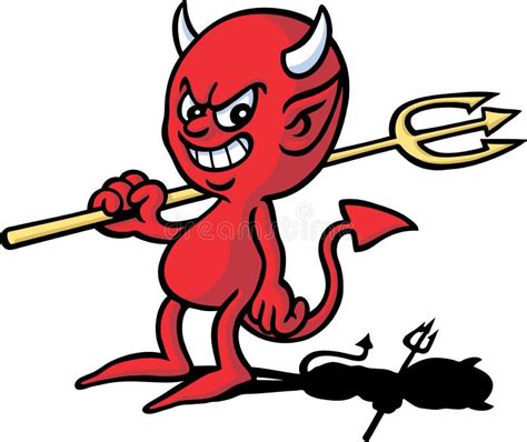 Little Devil stock vector. Illustration of demon, cute - 21009245