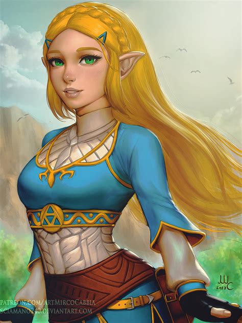 Zelda - BotW (Patreon reward) by Sciamano240 on DeviantArt