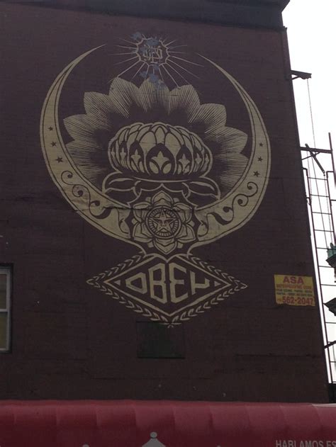 Obey street art, NYC