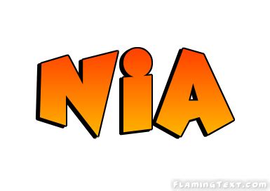 Nia Logo | Free Name Design Tool from Flaming Text