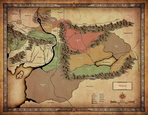 Molesto Fracaso delincuencia mordor middle earth map acumular Sombra ...