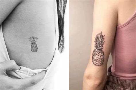 Pineapple tattoo 2023: What is the meaning behind it? 17 trendy designs ...