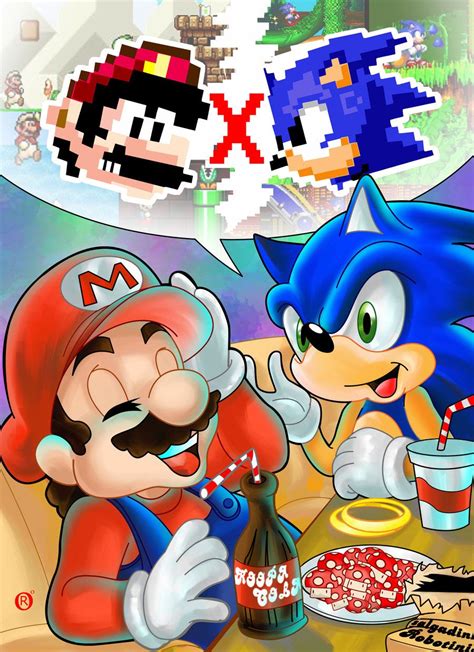 Mario and Sonic by shonemitsu.deviantart.com on @deviantART ...