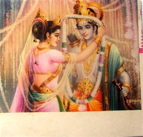 Love Indian art/prints vintage print: Rama Sita wedding | Radha krishna ...