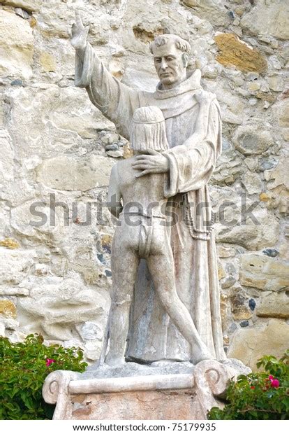 Father Serra Native American Child Statue Stock Photo (Edit Now) 75179935