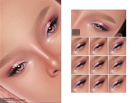 The Sims Resource - Glitter Eyeshadow | N163