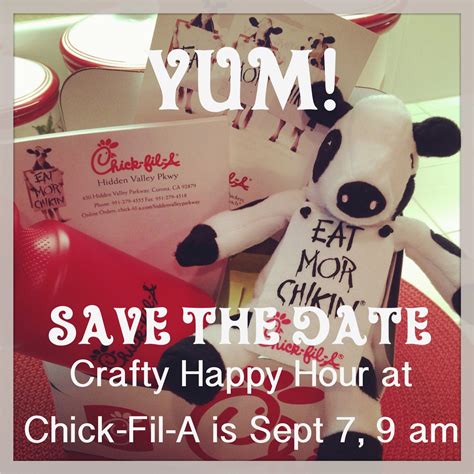 Chick Fil A Birthday Card Crafty Happy Hour at Chick Fil A Mothership ...