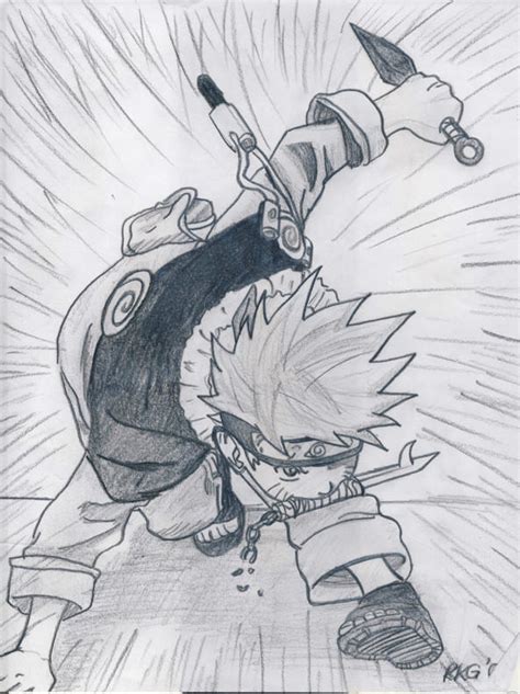 Naruto intense shaded sketch by sushilover247 on DeviantArt